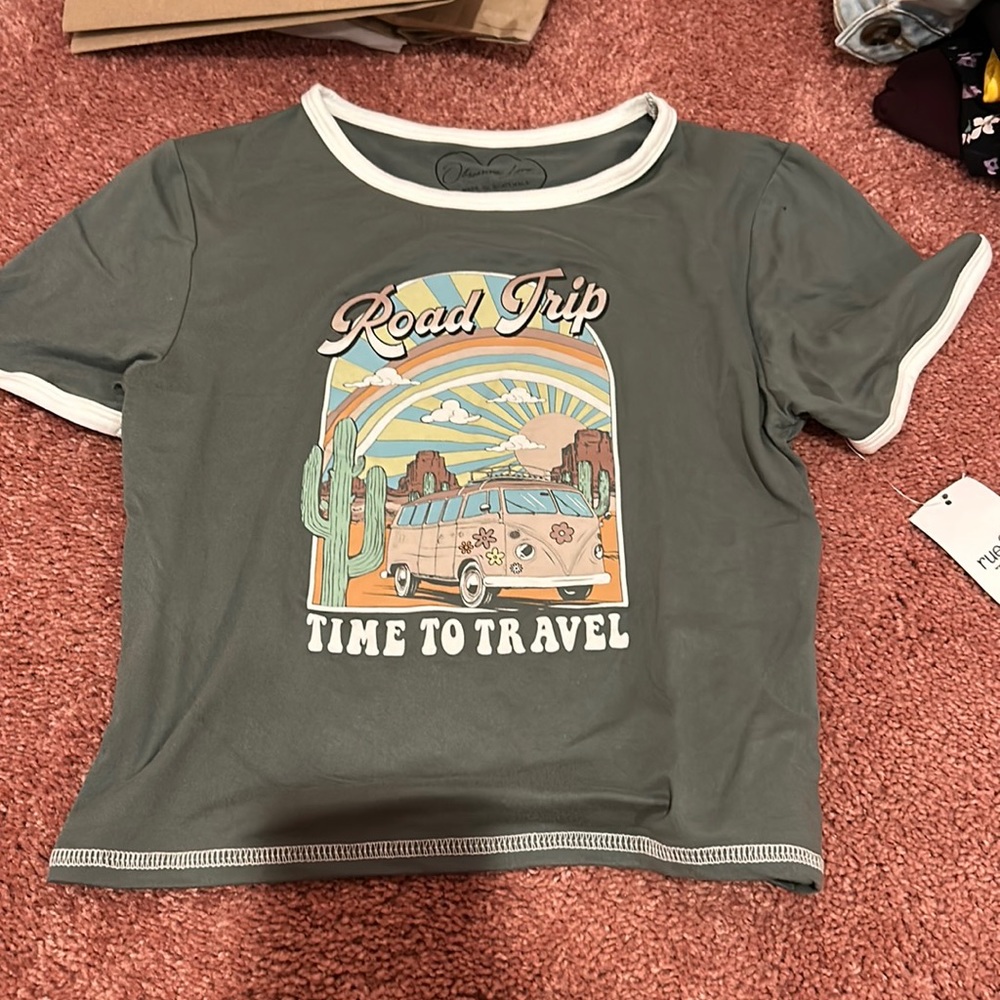 Retro road trip shirt